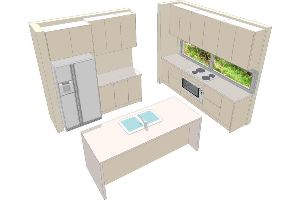 U1 Kitchen 3d 1