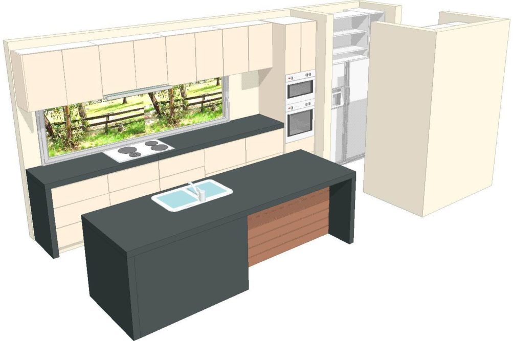 U1 Kitchen 3d 3